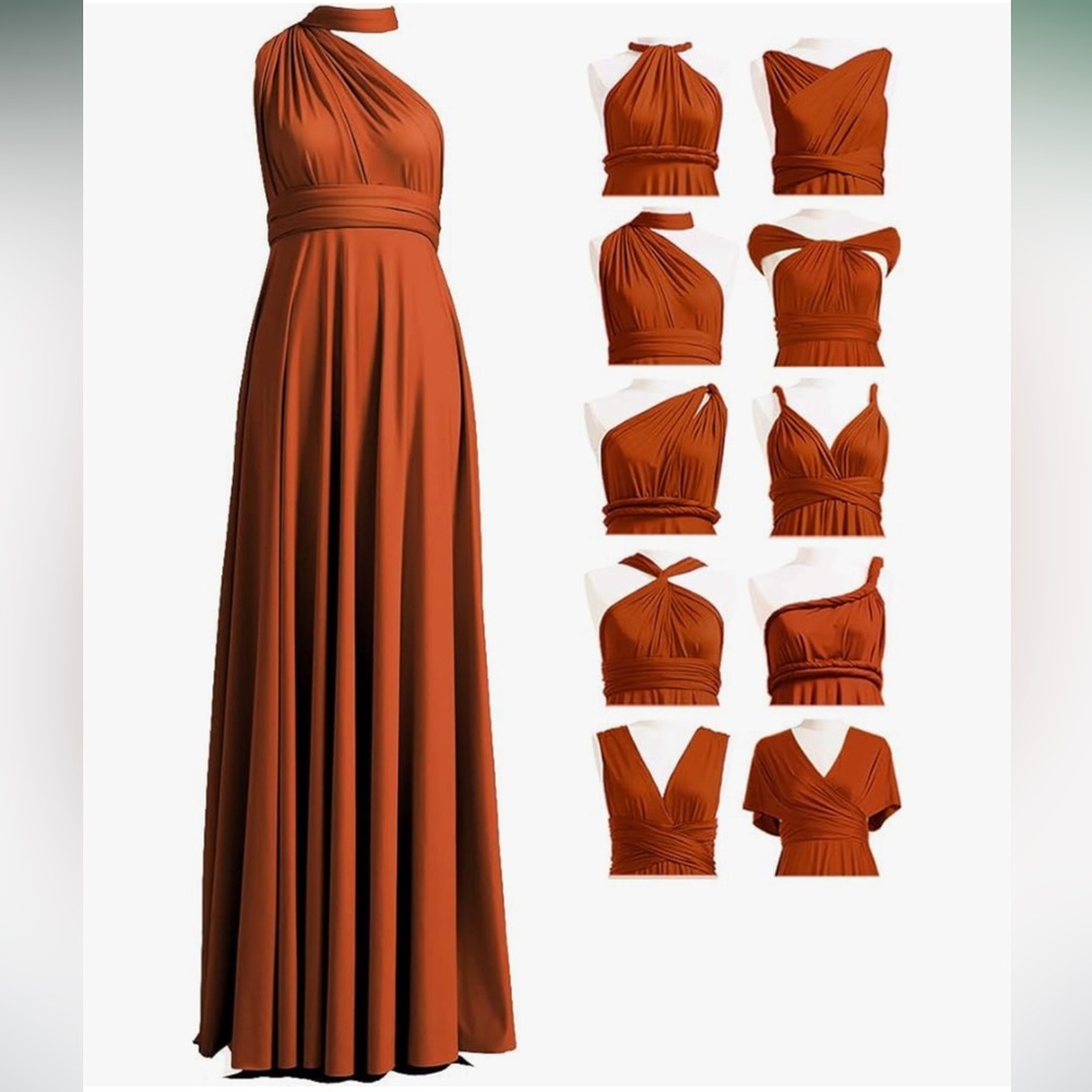 Infinity dress convertible bridesmaid prom formal dress multi-way dress gown
